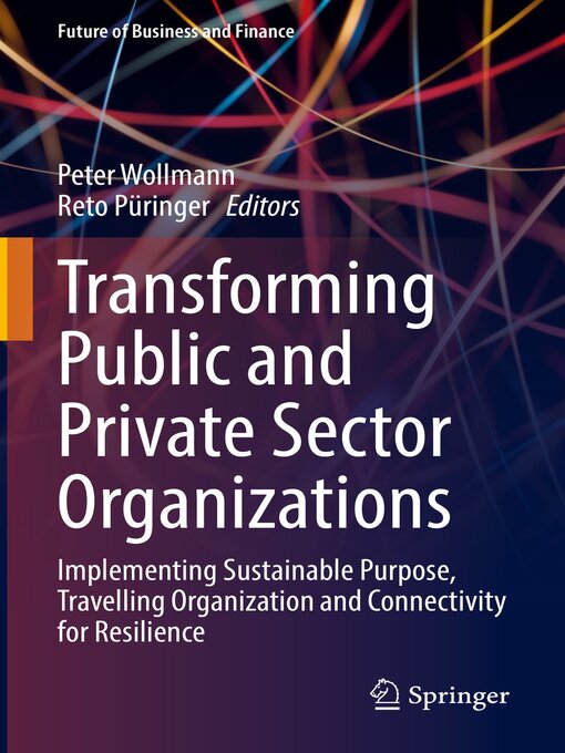 Title details for Transforming Public and Private Sector Organizations by Peter Wollmann - Available